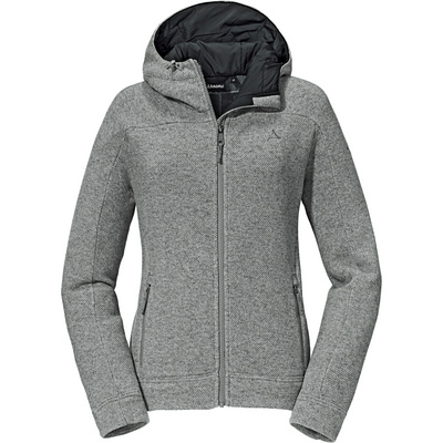 Schöffel Dames Lakefield Fleece Hoodie Vest (Maat M, Grijs)