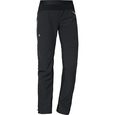 Schöffel Dames Rinnen Softshell Broek (Maat L, Zwart)