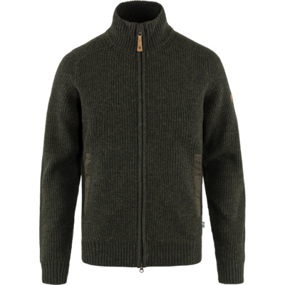 Fjällräven Heren Övik Zip Cardigan (Maat M, Olijf)