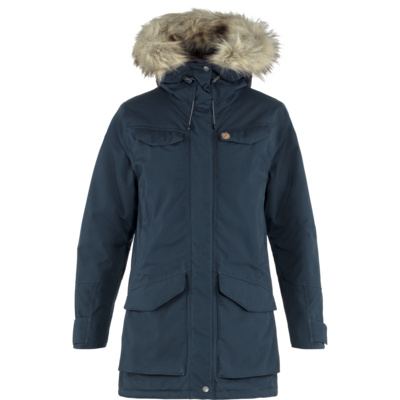 Fjällräven Dames Nuuk Parka (Maat L, Blauw)