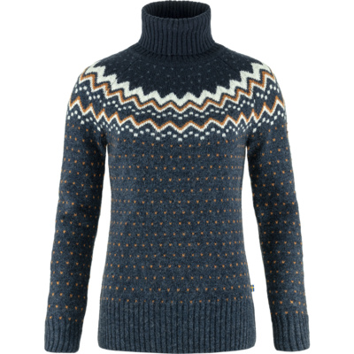 Fjällräven Dames Övik Knit Roller Neck Coltrui