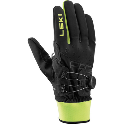 Leki PRC Boa Shark Handschoenen (Maat 7.5, Zwart)