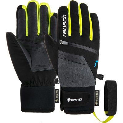 Reusch Kinderen Travis GTX Handschoenen (Maat 5, Zwart)