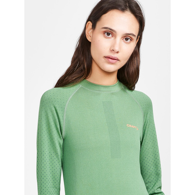 Craft Dames Adv Warm Intensity Longsleeve (Maat XS, Groen)
