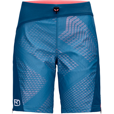 Ortovox Femme Short Col Becchei WB (taille M, Bleu)