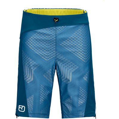 Ortovox Heren Col Becchei WB Shorts (Maat XL, Blauw)