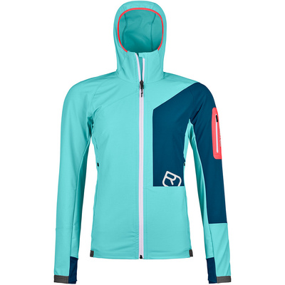 Ortovox Dames Berrino Hoodie Jas (Maat XS, Turquoise)