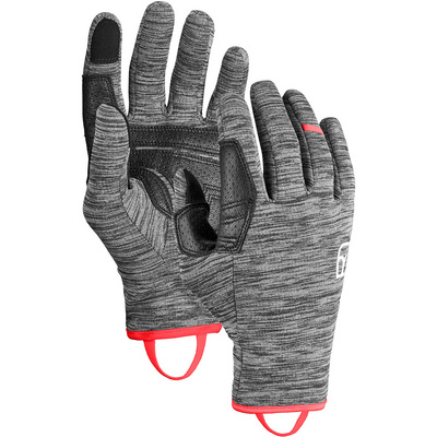 Ortovox Dames Fleece Light Handschoenen (Maat M, Grijs)