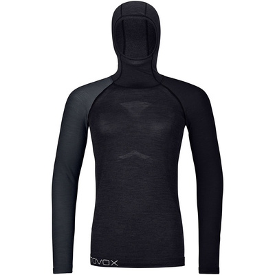Ortovox Femme Sweat à capuche 120 Comp Light (taille L, Noir)