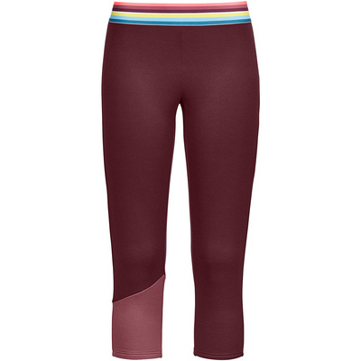 Ortovox Dames Fleece Light Short Broek Dames (Maat XS, Rood)