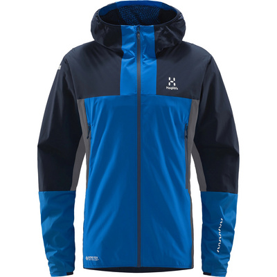 Haglöfs Heren L.I.M Alpha Hoodie Jas (Maat S, Blauw)