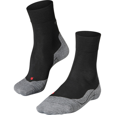 Falke Heren RU4 Wool Sokken (Maat 44 , Zwart)