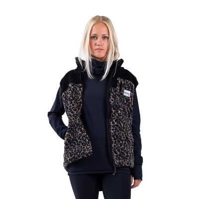 Eivy Dames Lumberjackie Sherpa Bodywarmer (Maat S, Bruin)