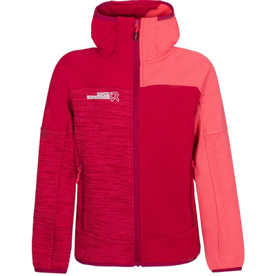 Rock Experience Kinderen Kobra Hoodie Fleece Vest (Maat 104, Roze)