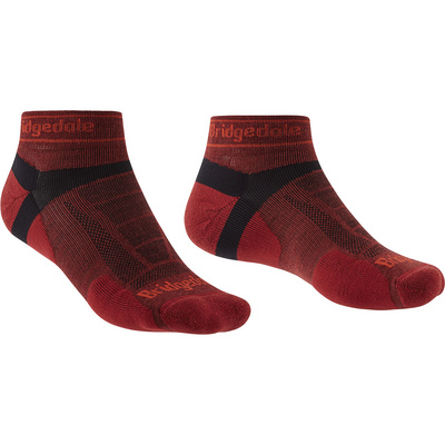 Bridgedale Heren Ultralight T2 Merino Sport Low Sokken (Maat 48 , Rood)