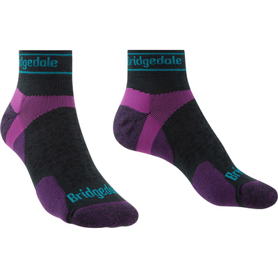 Bridgedale Dames Ultralight T2 Merino Sport Low Sokken (Maat 38 , Paars)