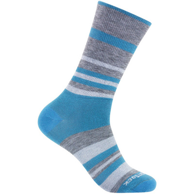 Wrightsock Eco Explore Crew Sokken (Maat 34 , Blauw)