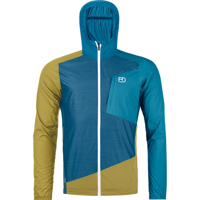 Ortovox Heren Windbreaker Jack (Maat S, Blauw)