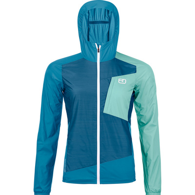 Ortovox Dames Windbreaker Jas (Maat L, Blauw)