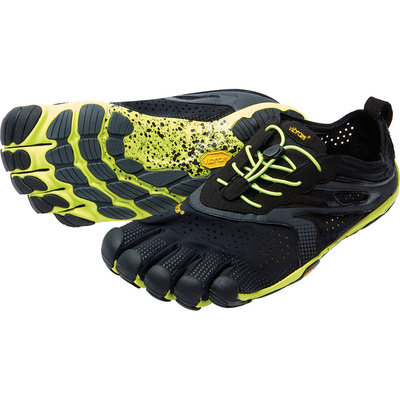 Vibram Heren V-Run Schoen (Maat 46, Zwart)
