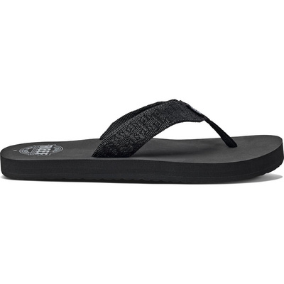 Reef Heren Smoothy slippers (Maat 43, Zwart)