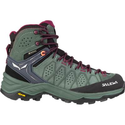 Salewa Dames Alp Trainer 2 Mid GTX schoenen (Maat 36, Groen)