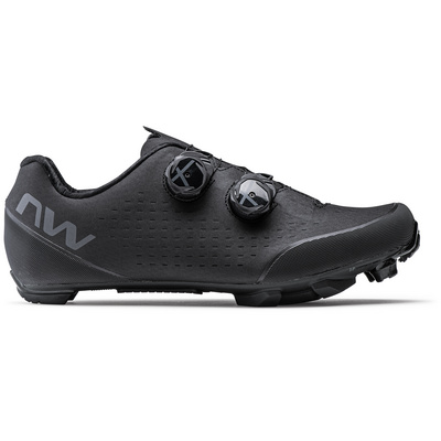 Northwave Heren Rebel 3 mountainbike schoenen (Maat 48, Zwart)