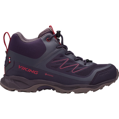 Viking Enfants Chaussures Tind GTX (taille 30, Noir)