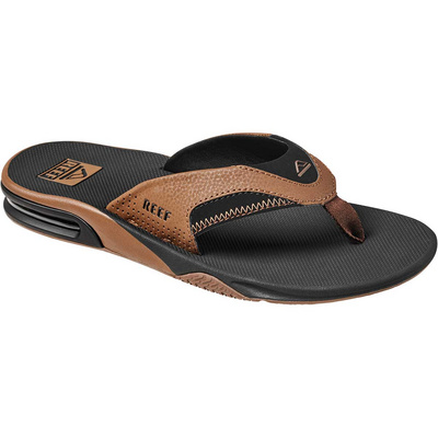 Reef Heren Fanning Slipper (Maat 40, Zwart)