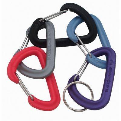 Black Diamond JiveWires karabiner (Maat L, Meerkleurig)