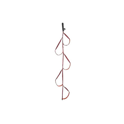 Black Diamond Etrier Five Step bandladder (Maat One Size, Rood)
