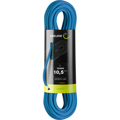 Edelrid Tower 10.5 klimtouw (Maat 50M, Blauw)