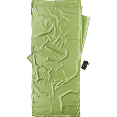 Cocoon TravelSheet Insect Shield Silk (Maat MAX. 200CM, Groen)
