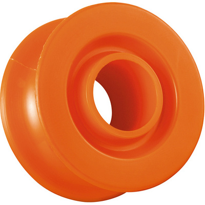 Petzl Ultrasoepele katrol (Maat One Size, Oranje)