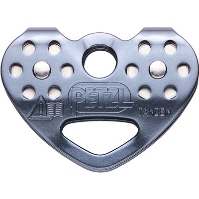 Petzl Tandem Speed katrol (Maat One Size, Zilver)