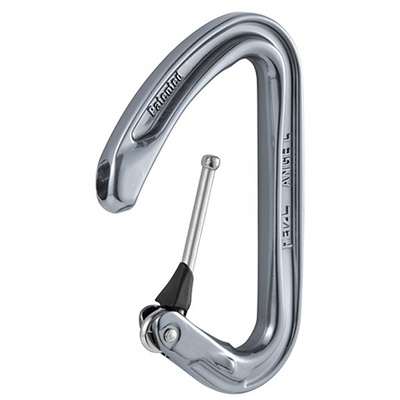 Petzl Ange L karabiner (Maat One Size, Grijs)