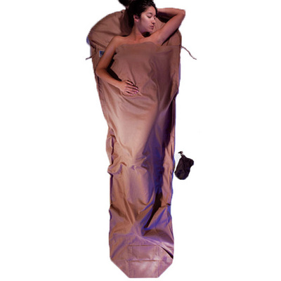 Cocoon MummyLiner Egyptian Cotton (Maat MAX. 230CM, Olijf)