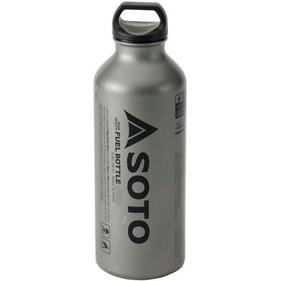 Soto Muka Fuel Bottle (Maat 0,4Liter, Zilver)