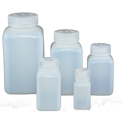 Nalgene Fles met brede hals rechthoekig (Maat 60ml, Wit)