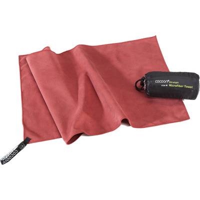 Cocoon Serviette de bain Microfiber Ultralight (taille M, Rouge)