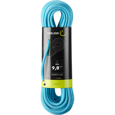 Edelrid Boa 9.8 klimtouw (Maat 60M, Blauw)