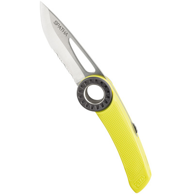 Petzl Spatha mes (Maat One Size, Geel)