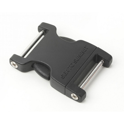 Sea to Summit Field Repair Buckles vervangende gespen (Maat 20mm 2 Pin, Zwart)