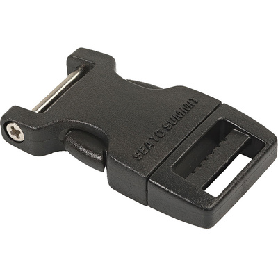 Sea to Summit Field Repair Buckles vervangende gespen (Maat 15mm side release 1 pin, Zwart)