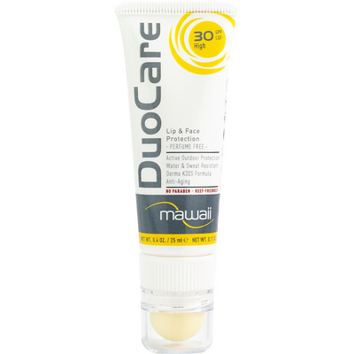 Mawaii Crème solaire DuoCare SPF 30 Face&Lip (taille 25ml, Blanc)