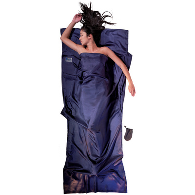 Cocoon TravelSheet Ripstop Silk (Maat MAX. 210CM, Paars)