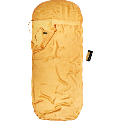 Cocoon Kinderen KidSack Silk Liner (Maat MAX. 170CM, Geel)