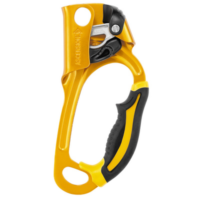 Petzl Ascension stijgklem (Maat LEFT, Geel)