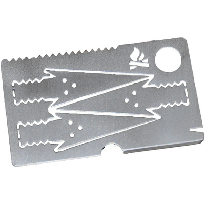 Bushcraft Essentials Survival pijlkaart (Maat One Size, Zilver)