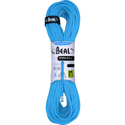 Beal Opera Unicore 8.5 Golden Dry klimtouw (Maat 80M, Blauw)